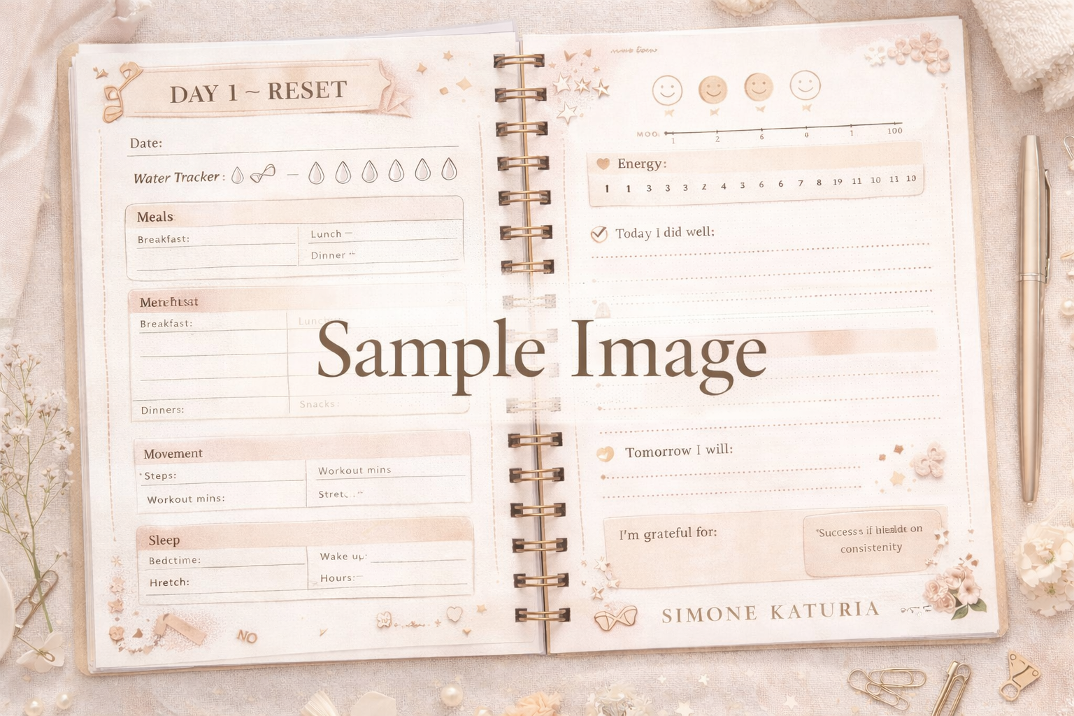 Bestseller ‼️ 7 DAYS DETOX JOURNAL (E-book) 30 pages | YOUR PERSONAL TRAINER