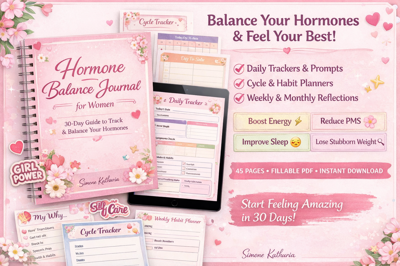 NEW ‼️ Hormone Balance Journal EVERY GIRL SHOULD HAVE THIS
